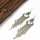 E-3974 Retro Silver Plated Long Chain Pendants Tassels Chain Drop Dangle Earring for Women