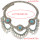 N-6675 NBohemain Fashion Gypsy Silver Plated Alloy Coin Tassel Blue Resin Beads Belly Body Chain Waist Chain Body Jewelry