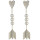 E-3975 Fashion Silver Gold Plated Alloy Charm Pearls   Dangle Earrings For Women Jewelry