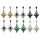 E-3973 Generous Big Long Drop Earrings Crystal Diamond Design Dangle Zircon Stud Earring 5 Colors