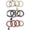 B-0840 4 Pcs/set Handmade Strength Beaded Bracelet Energy Waist Bracelet 5 Colors