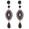 E-3985 5 Colors Luxury Drop Earring Inlay Crystal Rhinestone Design Dangle Long Earrings For Women Jewelry