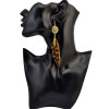 E-3993 2 Design Vintage Bronze tone Feather Dangle Drop Earrings for Women & Girls Jewelry