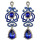 E-3992 3 Colors Luxury Drop Earring Inlay Crystal Rhinestone Waterdrop Shape Dangle Long Earrings For Women Jewelry
