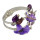 B-0429 Vintage Lady Bangle Silver Plated Rhinestone Flower Fashion National Style Enamel Glaze Frog Cuff Bangle Bracelet For Women