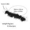 N-6696 Bohemian Black Plush Fashion Choker Necklace Gothic Punk Handmade Necklaces Women Jewelry