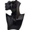 E-4014 8 Colors Fashion Long Section Female Retro Black Crystal Bohemia Fringed Temperament Earring