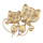 P-0356 Fashion Cute Pin Brooch Cat's Eye Stone Crystal Rhinestone Fox Design