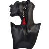 E-4017 3 colors Bohemian Artificial Silk Tassel Drop Hook Earring Silver Plated Star Charm Dangle Earrings for Women