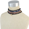 N-6699 2Pcs/Set Vintage Black Punk Style Gothic Sexy Choker Velvet Necklace Women Jewelry