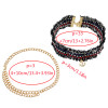 N-6699 2Pcs/Set Vintage Black Punk Style Gothic Sexy Choker Velvet Necklace Women Jewelry