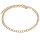 N-6701 3Pcs/Set Punk Style Gold Plated Alloy Chain Black Leather Rhinestone Rudder shape Charm  Choker Collar Short Necklace Women Jewelry