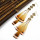 E-4022 Bohemian Brown Feather Tassel Drop Hook Earring Fan-shaped Dangle Earrings for Women Jewelry