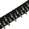 N-6719 Punk Style Black Leather Rope Braid Choker Alloy Waterdrop Charms Short Clavicle Wide Necklace Women Jewelry