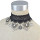 N-6716 Bohemian Black Sexy Lace Choker Resin Beads Coins Tassels Necklace for Women Jewelry