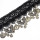 N-6716 Bohemian Black Sexy Lace Choker Resin Beads Coins Tassels Necklace for Women Jewelry