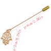 P-0360 Fashion Gold Hamsa Hand Brooch Pin