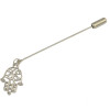 P-0360 Fashion Gold Hamsa Hand Brooch Pin