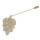 P-0358 Fashion Gold Silver Plated Alloy Resin Beads Leave Shape Brooch Pin  Suit Jacket Accessories For Women & Girls Accessory