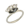 R-1431 9pcs/set Bohemian Silver Joint Knuckle Nail Midi Ring Inlay Crystal Rhinestone Finger Rings For Women Jewelry