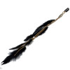 F-0389 Vintage Fashion Handmade Ethnic Tribal Leather Feather Hairband Hairpin Hair Clip
