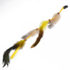 F-0391 Handmade Ethnic Tribal Gypsy Turkish 5 Colors Rope Wood Beads Feather Hairband Hair Clip Hair Jewelry For Women & Girls Jewelry