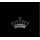P-0321 Retro Silver Brooch Pins Carved Flower Crown Cross Crystal Rhinestone Brooches for Man