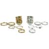R-1434 2 Colors 7pcs/set Bohemian Vintage Silver Gold Joint Knuckle Midi Finger Charm For Women Rings Jewelry