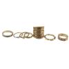 R-1434 2 Colors 7pcs/set Bohemian Vintage Silver Gold Joint Knuckle Midi Finger Charm For Women Rings Jewelry