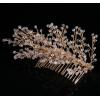 F-0400 Fashion Design Golden Plated Copper Wire Crystal Tree Shape Hairclip Hair Clips Combs For Women Hair Accessory Jewelry