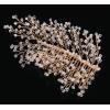 F-0400 Fashion Design Golden Plated Copper Wire Crystal Tree Shape Hairclip Hair Clips Combs For Women Hair Accessory Jewelry