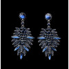 E-4045 5 Colors Luxury Drop Earring Inlay Crystal Rhinestone  Dangle Long Earrings For Women Jewelry