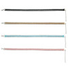 N-6755 4 Colors Leather Diamante Crystal Choker Necklace For Charm Women Jewelry