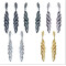 E-4067 5 Colors European Fashion Vintage Luxury Rhinestone Dangle Drop Earrings For Women Jewelry