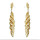E-4067  5 Colors European Fashion Vintage Luxury Rhinestone Dangle Drop Earrings For Women Jewelry