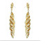 E-4067 5 Colors European Fashion Vintage Luxury Rhinestone Dangle Drop Earrings For Women Jewelry