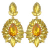E-4062  7 Colors Luxury Drop Earring Inlay Crystal Rhinestone Dangle Long Earrings For Women Jewelry
