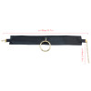 N-6760 New Arriva Gothic Leather Gold Plated Round Pendant Choker Necklace For Women