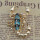 P-0370 New Fashion Vintage Silver Gold Plated Metal Crystal Scorpion Brooch Pin Jewelry