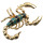 P-0370 New Fashion Vintage Silver Gold Plated Metal Crystal Scorpion Brooch Pin Jewelry