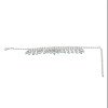 N-6768 2 Color Silver Gold plate Shiny Diamante Crystal Choker Necklace Boho Short Necklace For Charm Woman