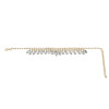 N-6768 2 Color Silver Gold plate Shiny Diamante Crystal Choker Necklace Boho Short Necklace For Charm Woman