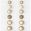 E-4078 2 STYLE 6 PAIRS /SET SHINY DIAMANTE PEARL ROUND SHAPE CRYSTAL STUD EARRINGS FOR CHARM WOMEN JEWELRY WHOLESALE