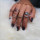 R-1435 9pcs/set Bohemian Vintage Silver Knuckle Ring Sets Antique Midi Finger Rings for Women Jewelry