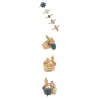 R-1438 2 Colors shiny Gold Silver Plated diamante Ring Sets Antique Midi Finger Rings for Women Jewelry