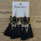E-4084 2 style Bohemian Vintage Gold Plated Tassel Earring Chain Dangle Long Earrings for Women Jewelry