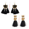 E-4084 2 style Bohemian Vintage Gold Plated Tassel Earring Chain Dangle Long Earrings for Women Jewelry