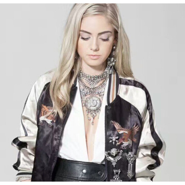 N-6791 New Fashion Gold Silver Plated Clear Crystal Rhinestone Necklace Women Bohemian Choker Statement Necklaces