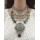 N-6791 New Fashion Gold Silver Plated Clear Crystal Rhinestone Necklace Women Bohemian Choker Statement Necklaces
