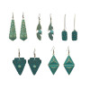 E-4095 5 Styles Fashion New Arrived Boho Bronze plated Different Shape and Styles Earring